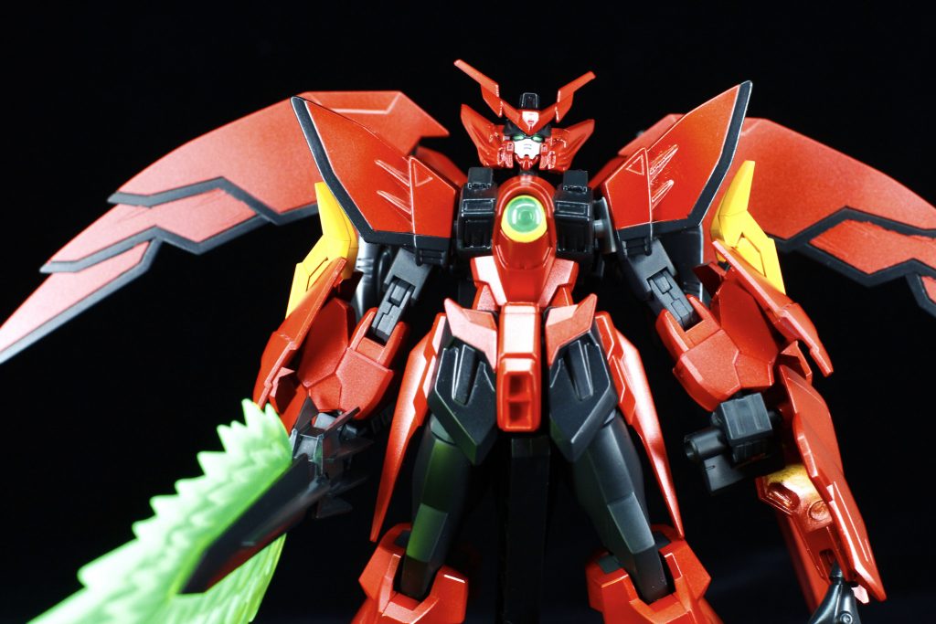 少し下からの煽り気味に劇中の登場時みたいに(˘ω˘)