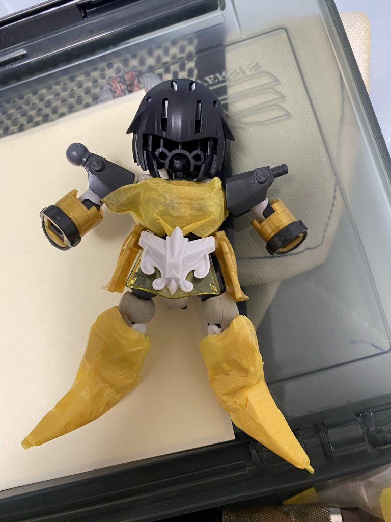 素体の作成。しゃばろくさんフレームで可動アップしています。