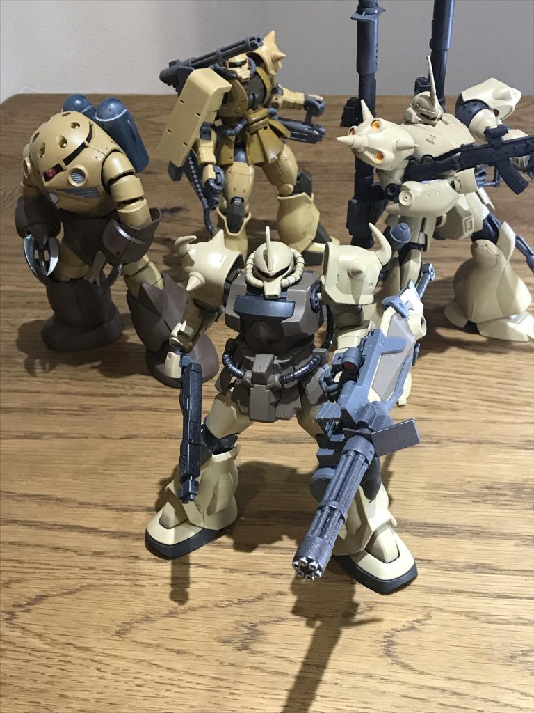 デザートジャックスのチームでは、ケンプファーに次ぐ副隊長機の設定です。