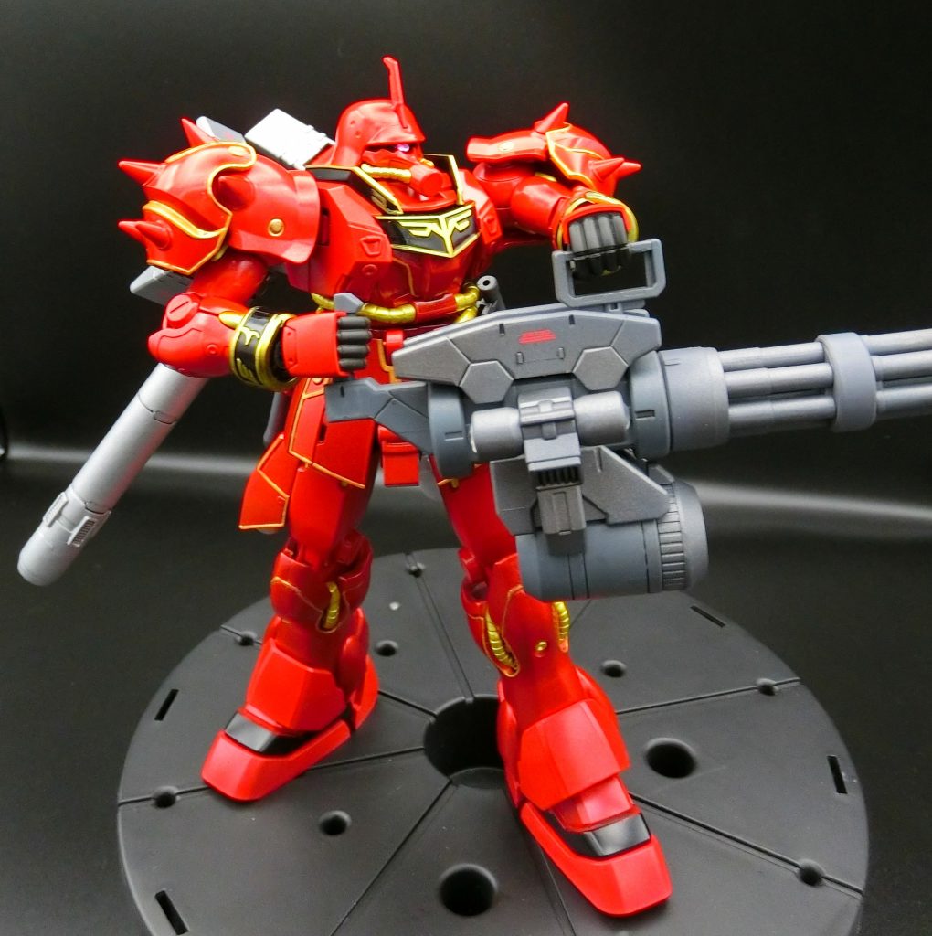 紋章以外の金のラインは、シタデルカラーで筆塗りしました