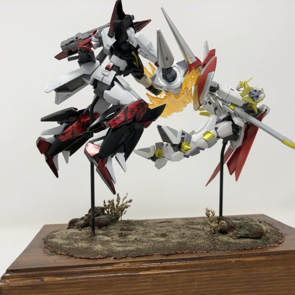 ガンダムテルティウムVSジャスティスナイトガンダム