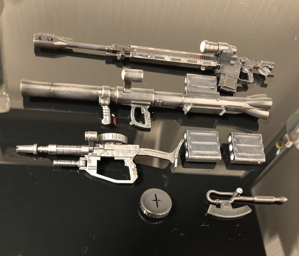 武装類は全塗装。カメラ部はHアイズに変換。