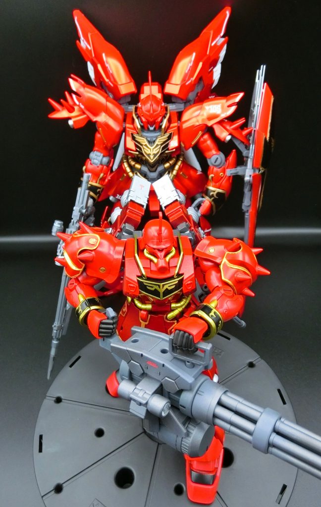 昔作成した、MGシナンジュより、キャンディーを控えめに塗装しました