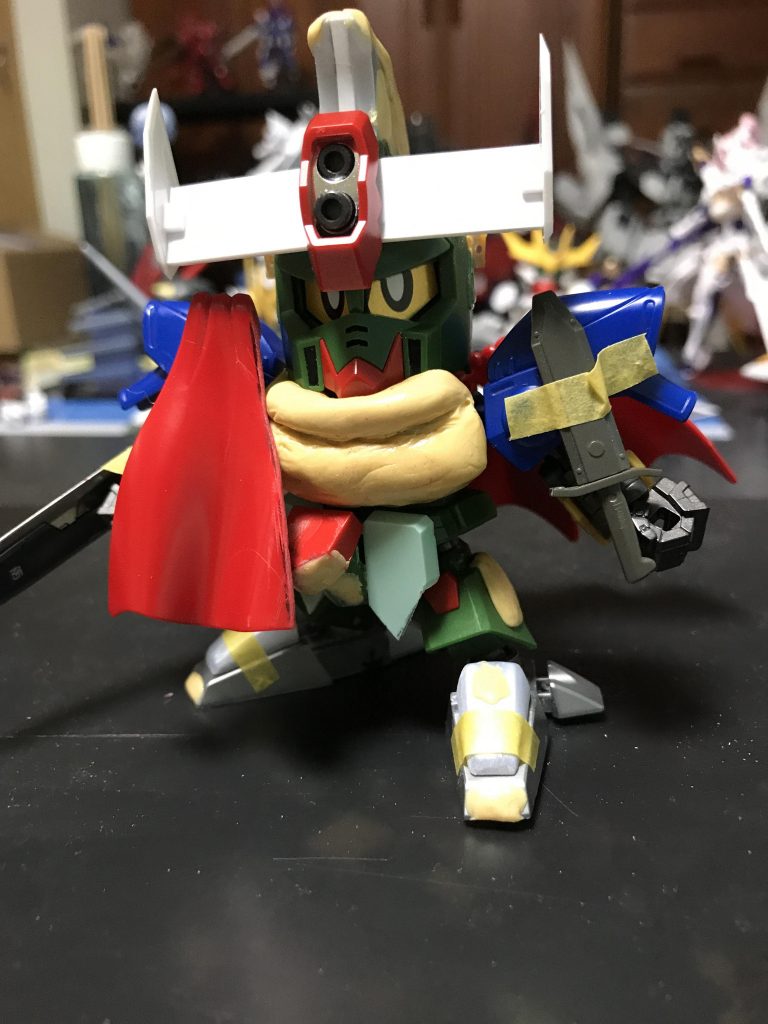 初期の構想です。いつもよりHGからの流用パーツ多めです