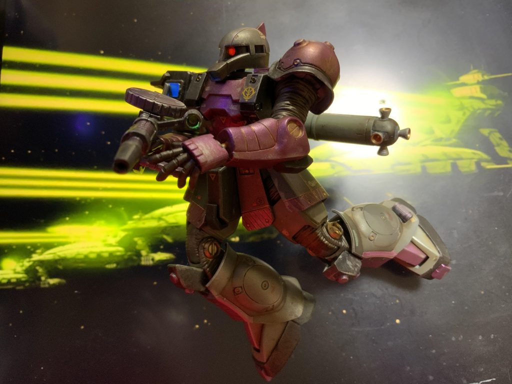 戦場に赴く黒い三連星ザク1 サンダーボルトVer ( ^ω^ )