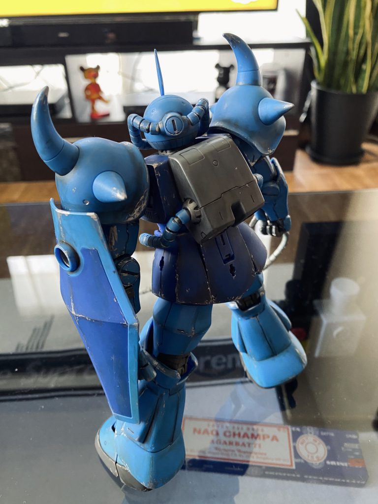 後ろはこんな感じです。MGは存在感があって良いですね👍