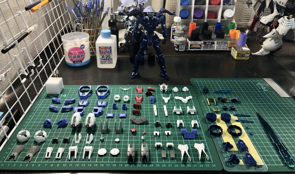 面出し、筋彫りの彫り直し、全塗装なかなかの作業量でした