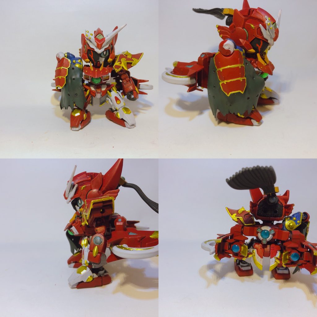 格闘武者をイメージし制作しました戦いに明け暮れる日々で、傷ついた鎧を自ら改修しています