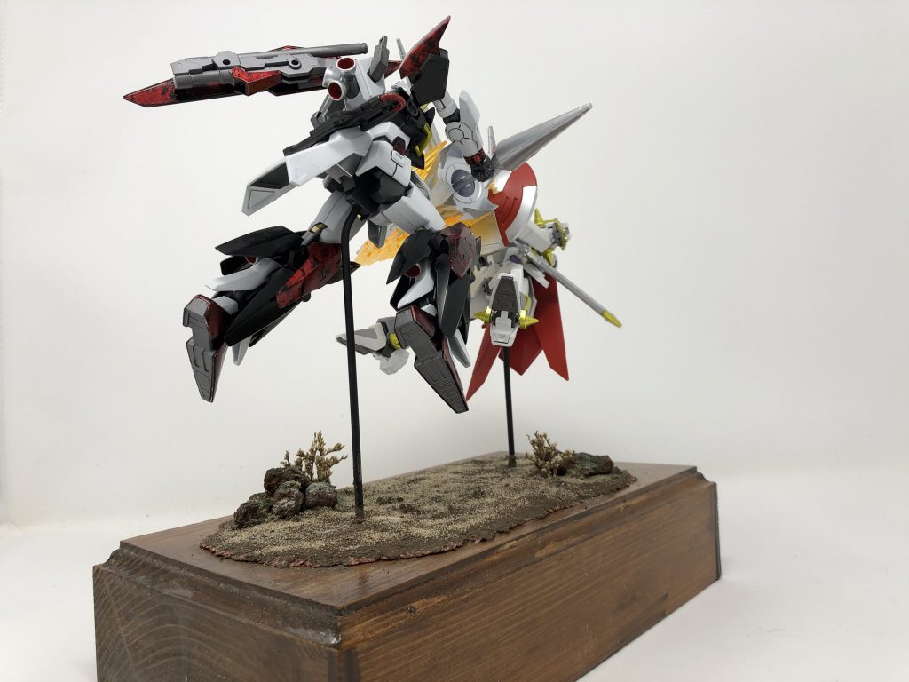 ガンダムテルティウムVSジャスティスナイトガンダム–5枚目/制作者：小鳥遊