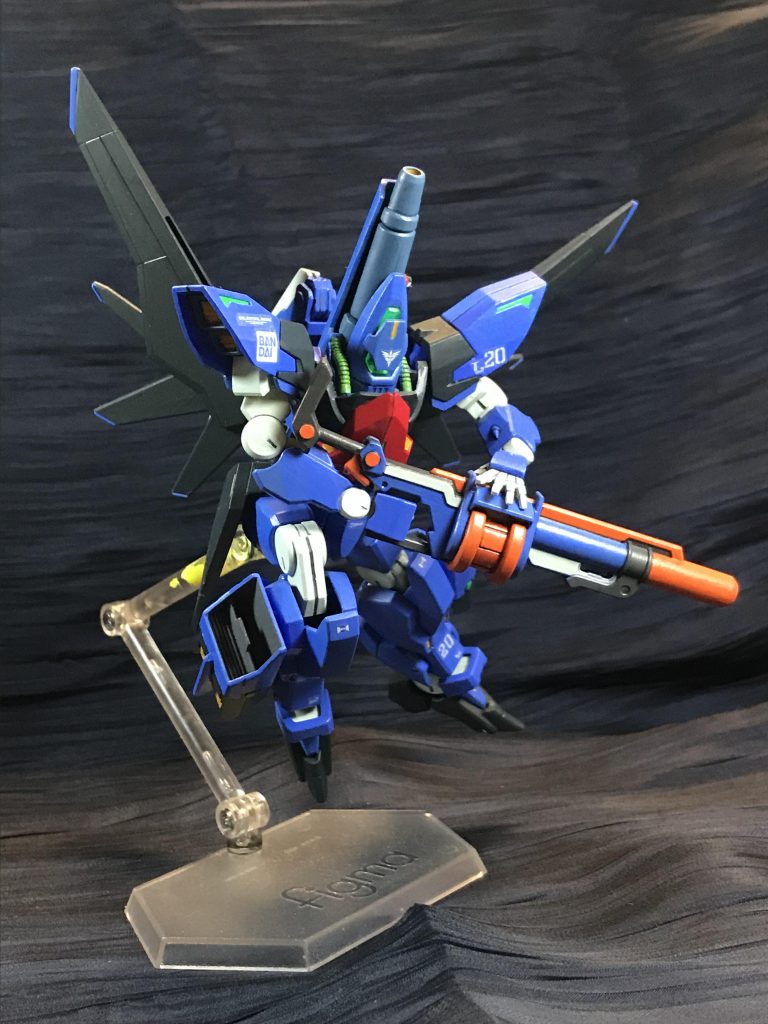 ハンブラビぽくなったのは意図したものではなく、使えるジャンクを組み合わせてたらこうなった。こういう発想にしかならなかっただけかもしれません。