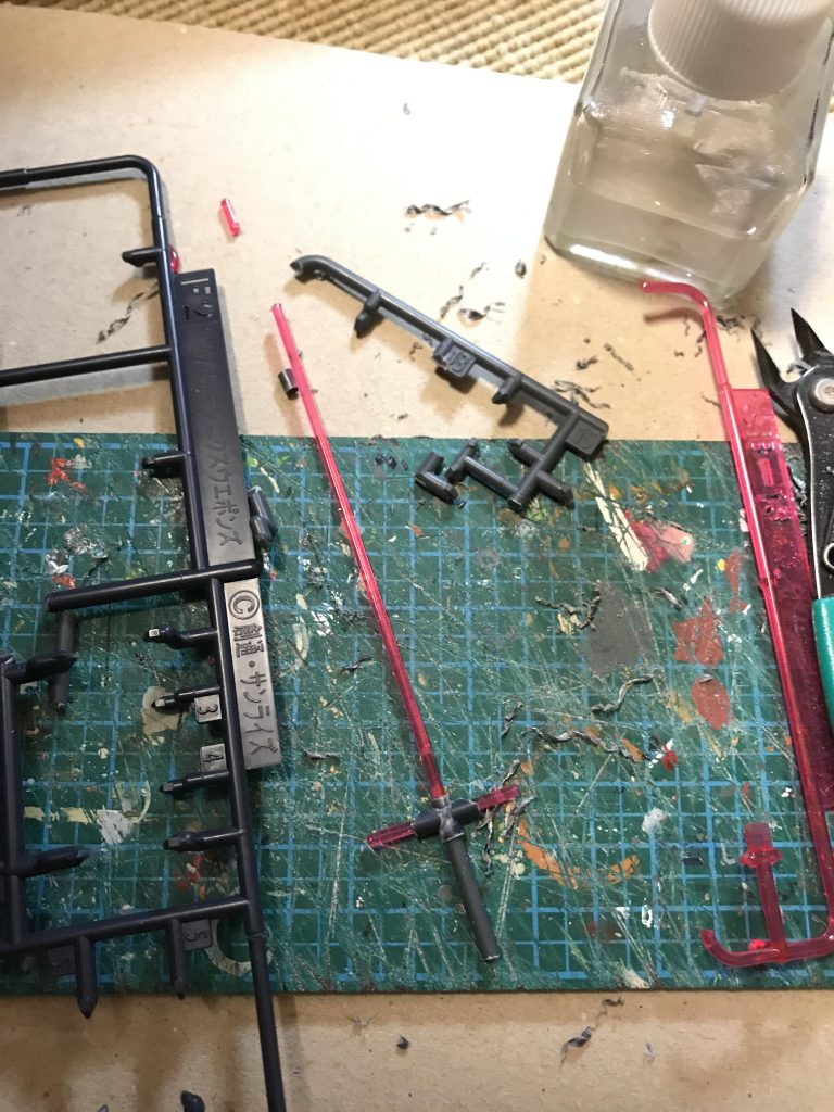 ランナーからビームサーベルケチってるわけではありません！