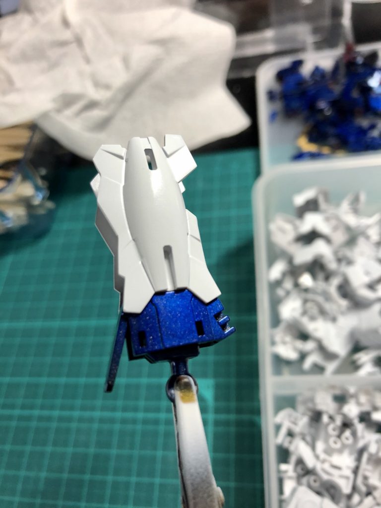 キャンディ塗装後のフレーム