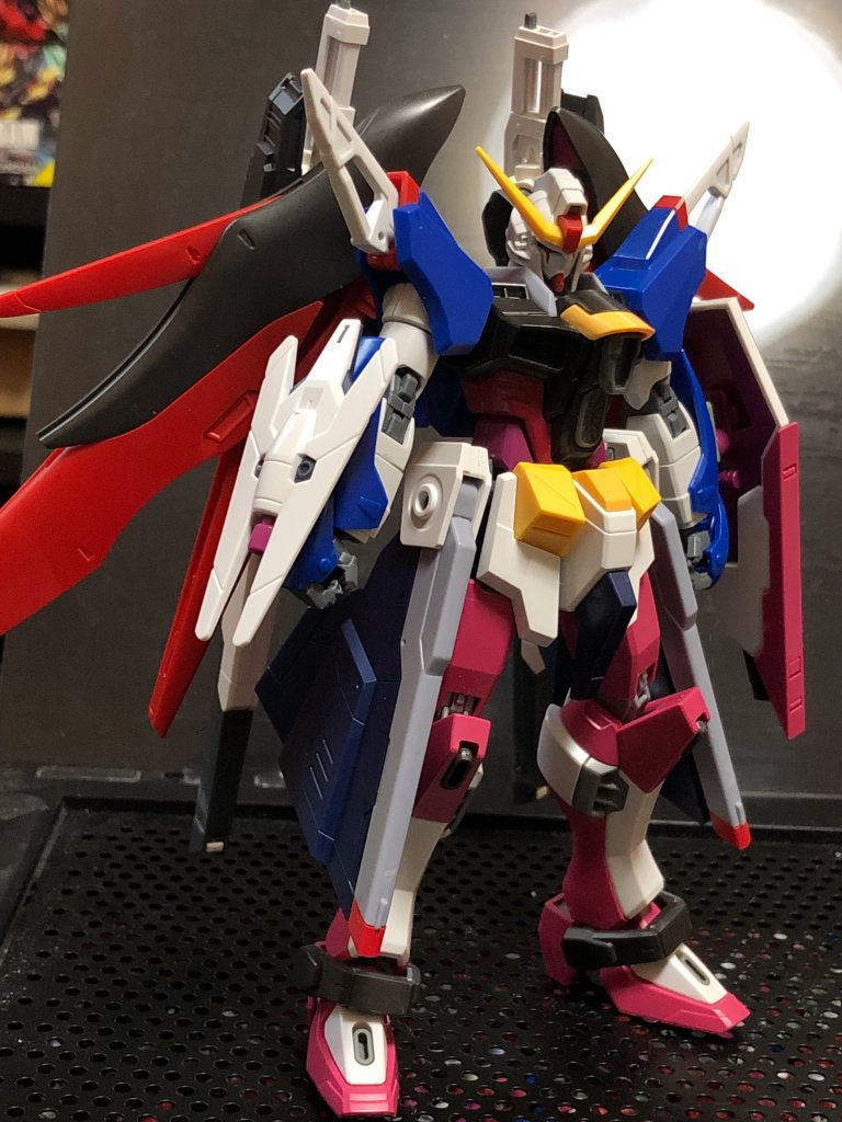 腰部がアメスト仕様に。MMI-M15E クスィフィアス3レール砲がマントぽくてかっこいいんですよねコレ。