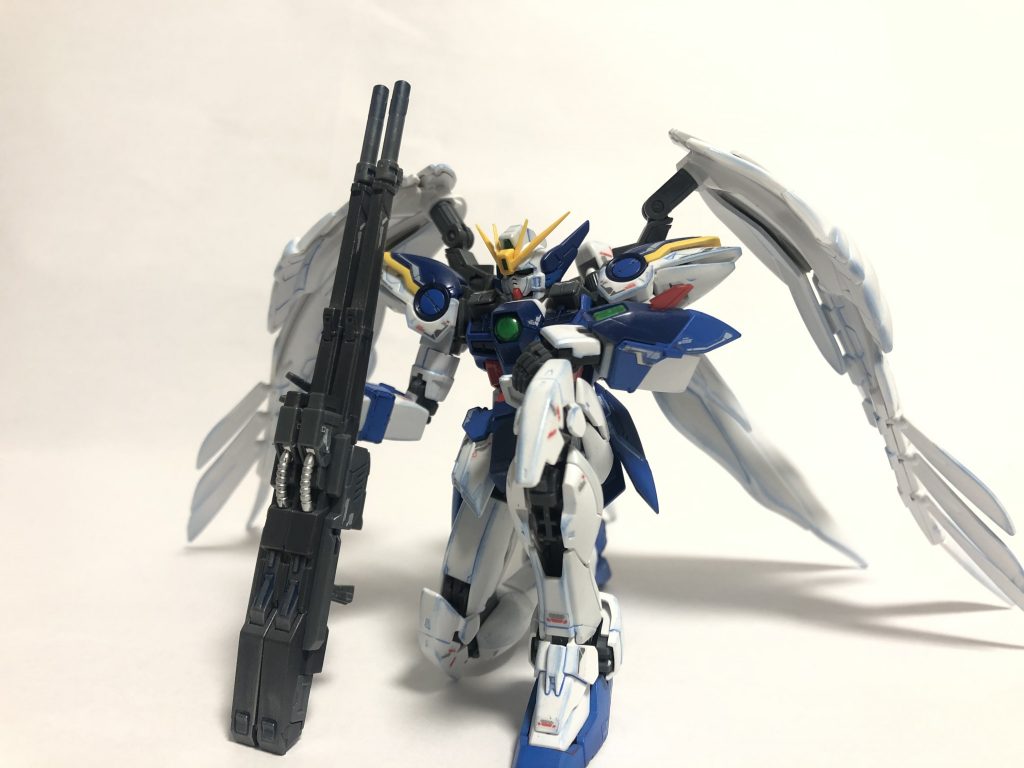 ラストは膝立ち待機状態ではじめてのRG バンダイ驚異の変態技術を堪能させていただきました ありがとうバンダイ!以上ゼロカスでした!
