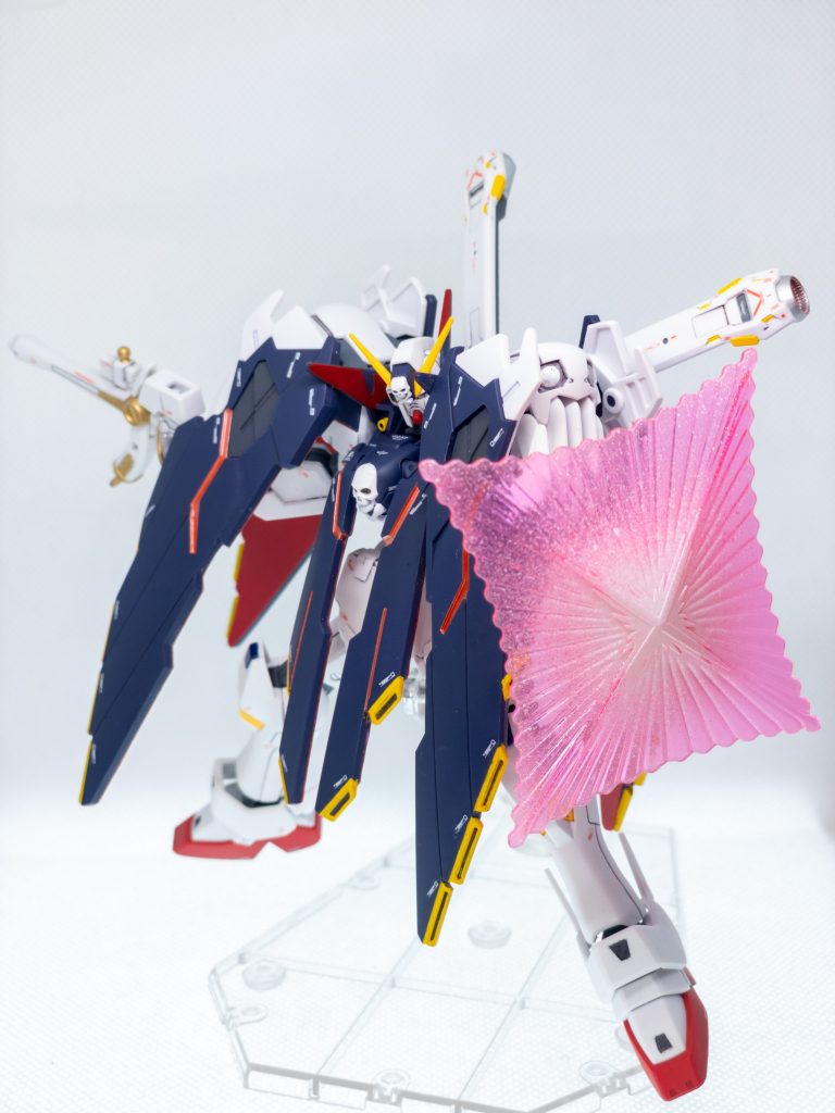 ビームシールドを構えて。