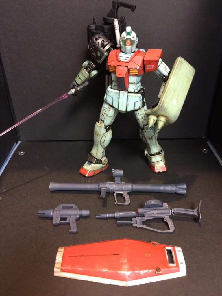 長々と書いてしまいましたが、MG2作目はガンプラ凄技テクニック本を参考にしたMGのミキシングとウェザリングに初挑戦した、ゲム・プリュンデラーでした‼️最後までご覧くださりありがとうございました😊