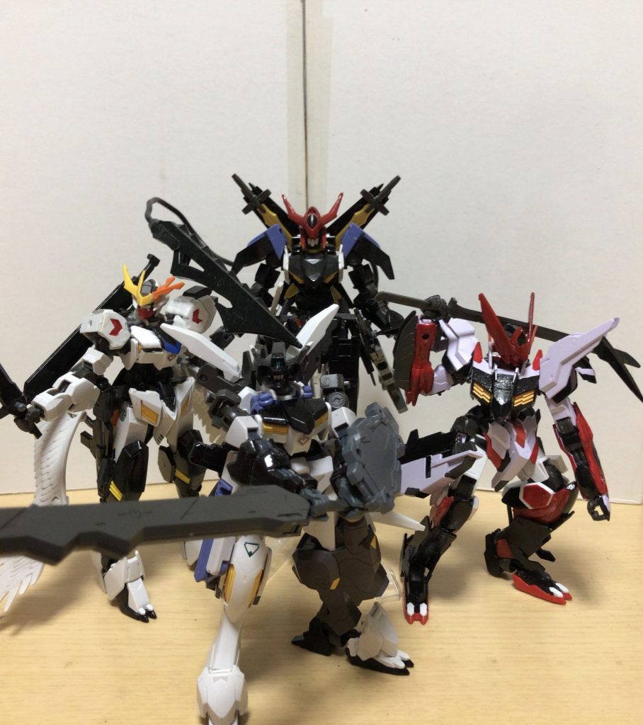 AGF-Tシリーズ全機集合!!僕のオリジナルガンプラが好きな人います?