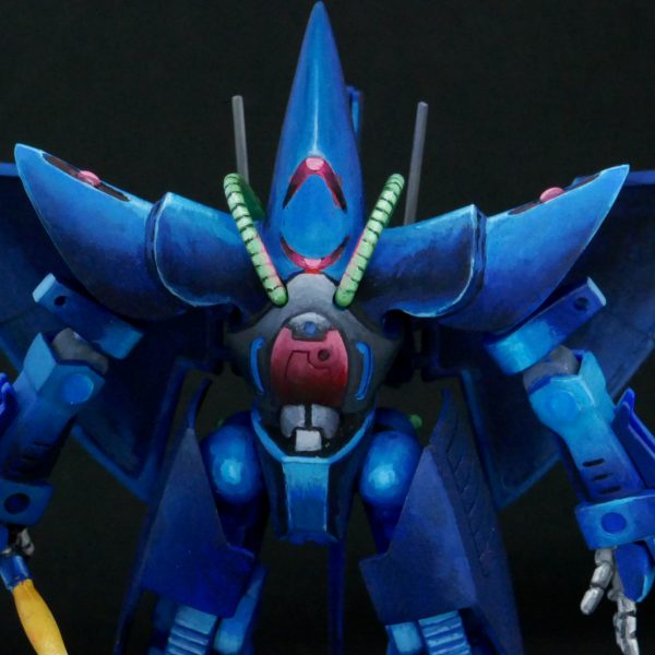 筆塗りグラデ塗装1/144ハンブラビ旧キット