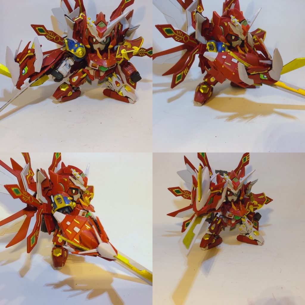 武者烈吼守エクシアリペにります武者烈吼守の力を宿したGN烈吼守太刀を装備します