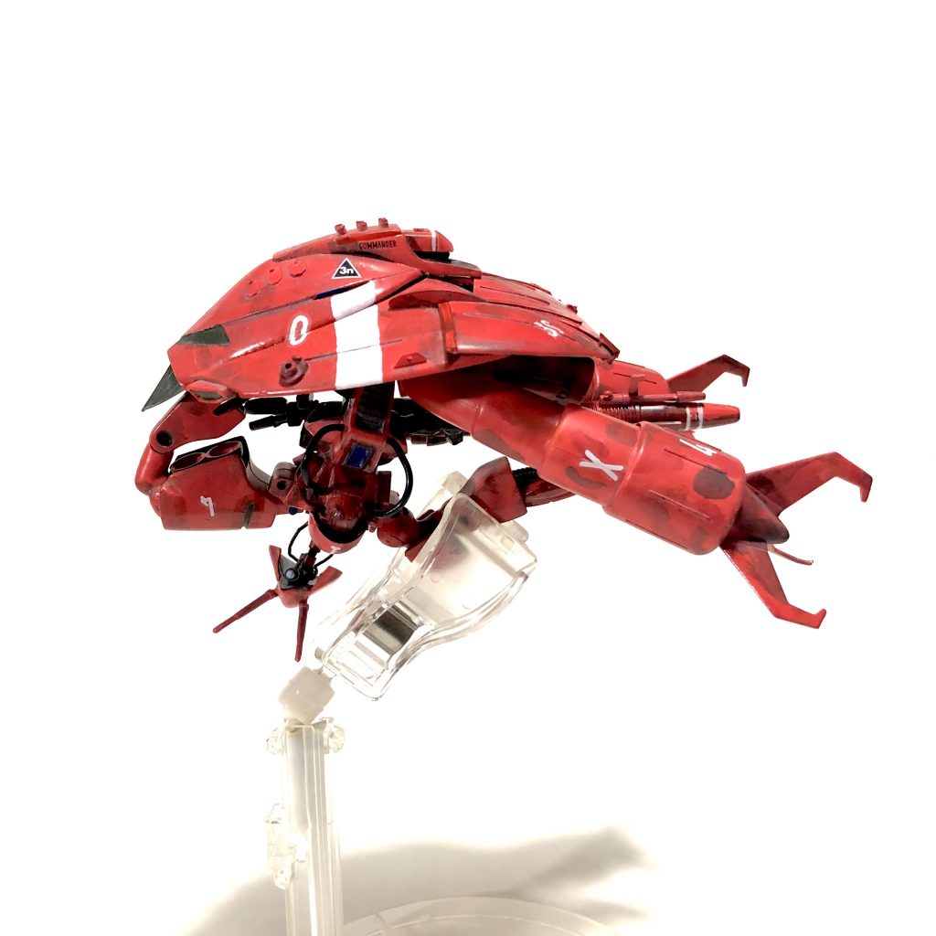 MA形態側面上半身が大きくせり出しているが運用にはあまり影響は無い様だ。