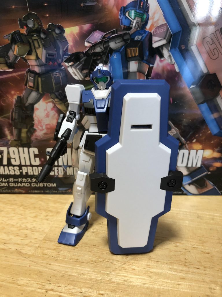 素組の写真ですね。やはりシールがないとシールド表面がのっぺりしていますね。