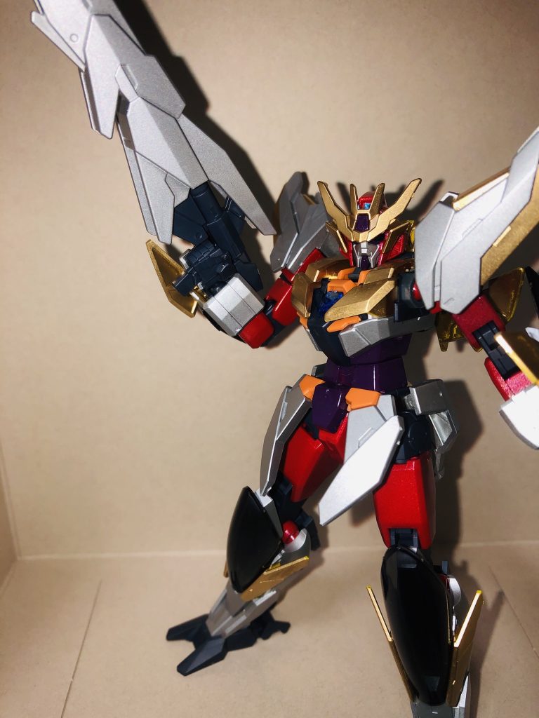 まだまだアップであらが目立ちますがライフルのシルバーは綺麗に濡れたかな…？