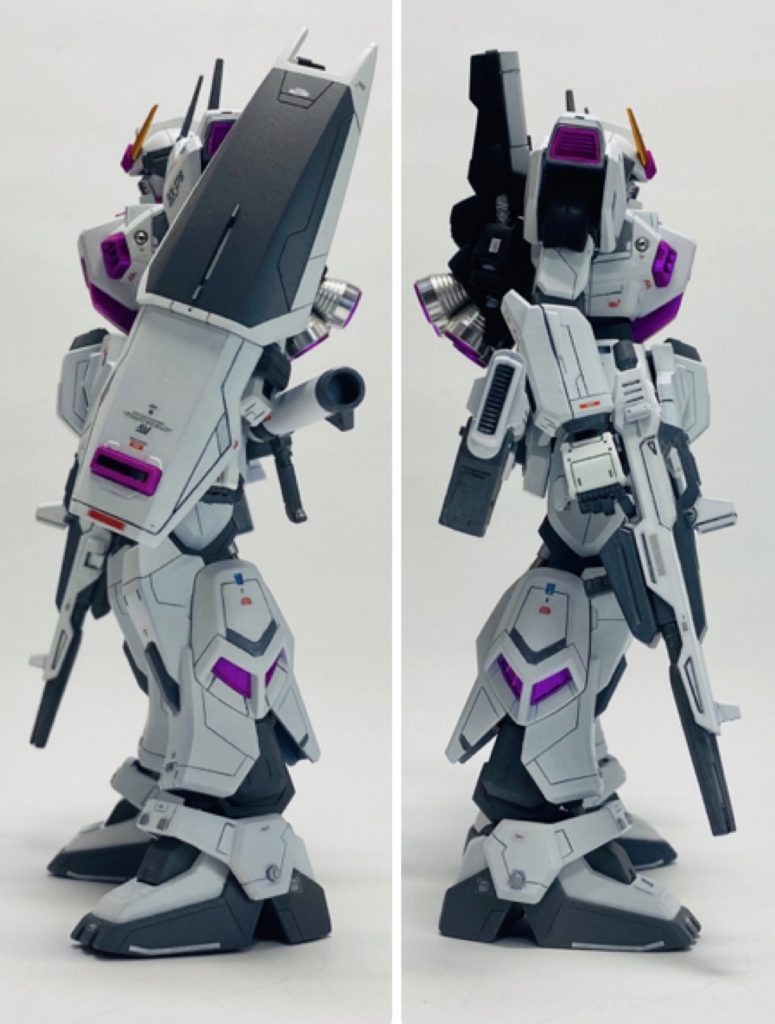 それぞれ横から