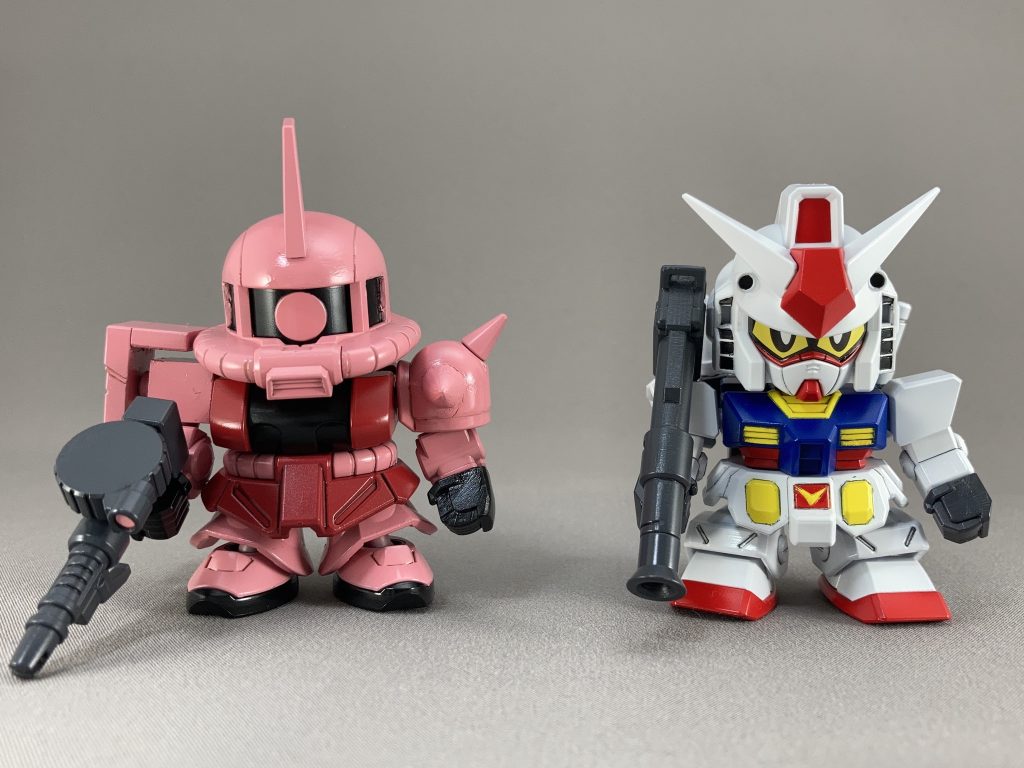 SGシャア専用ザクと。