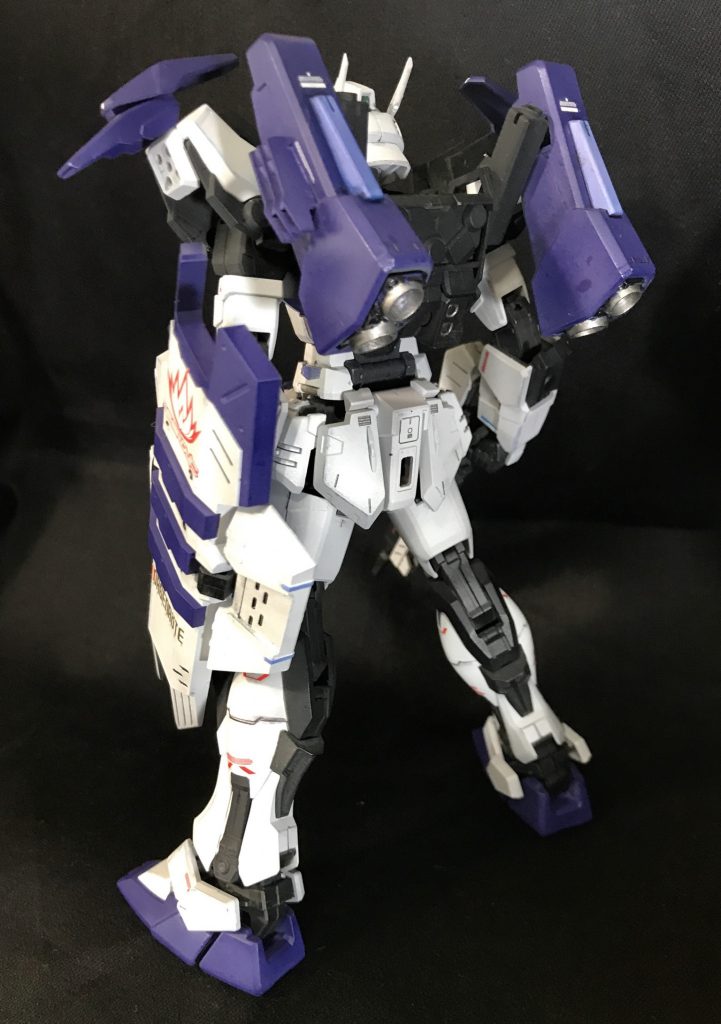 背面からバックパックはゼータプラスより