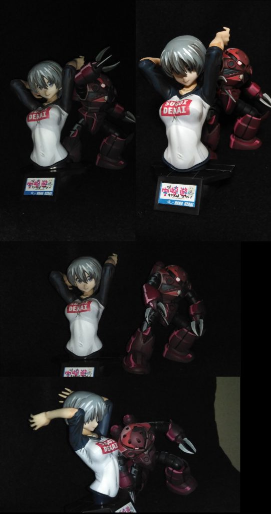 過去作のイラスト風ズゴックと共演。やはりMSのがやりやすかったです。