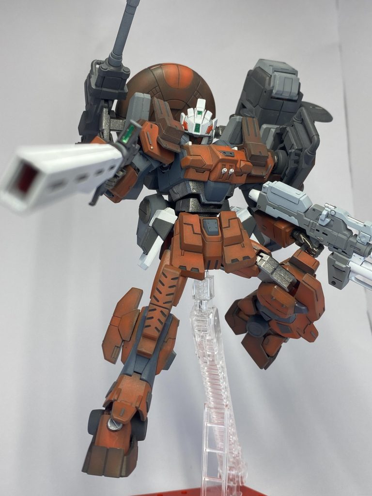 ロングバレルビームライフルはかっこいい構えるの難しいけど…笑