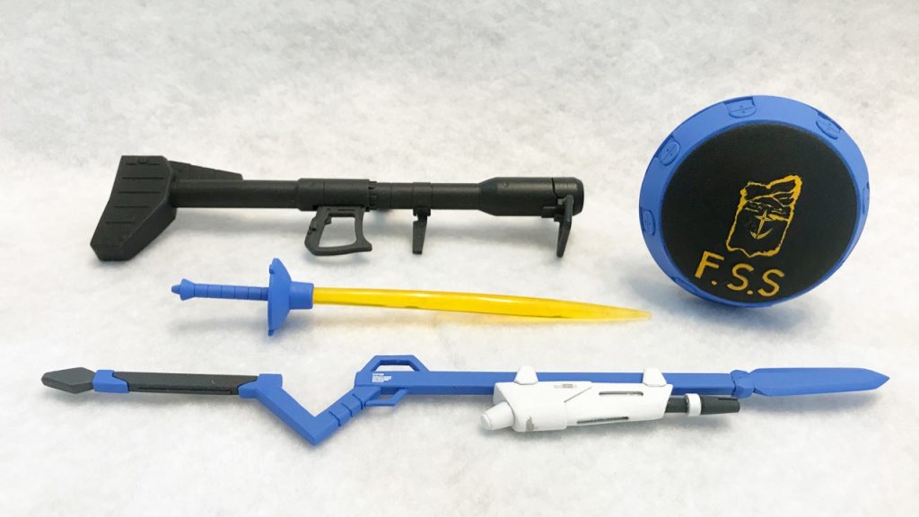 もったいないので、元キット付属のサーベルも作っちゃいました。最後までご覧いただきありがとうございました。