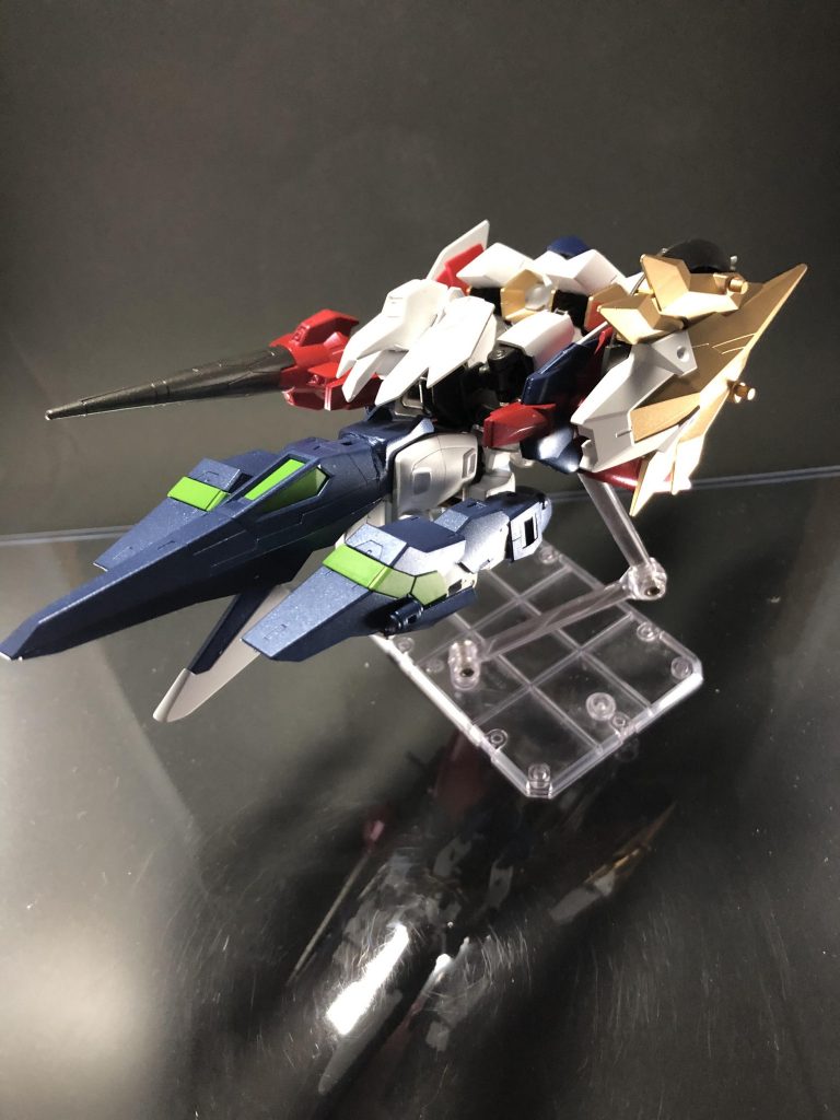 そしてイージスナイトで追加された飛行形態です！本家とかなり変形方法は異なりますが一応それっぽい形には出来ました。