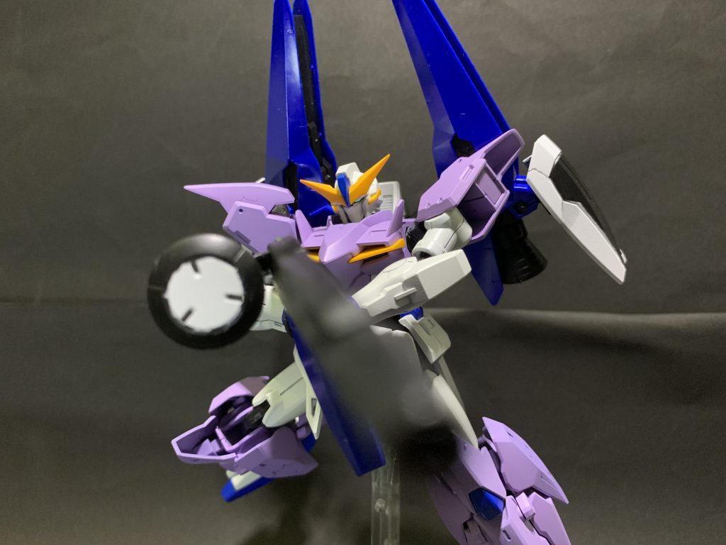 アクションロングビームライフルはこういう拡張武器セットで手に入る中でトップクラスに汎用性(ここでは何に合わせても似合うこと)がありかなりかっこいい。