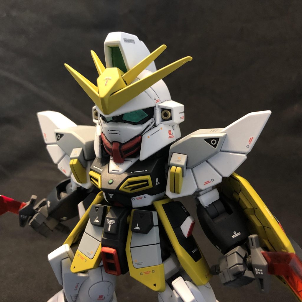 顔のアップです