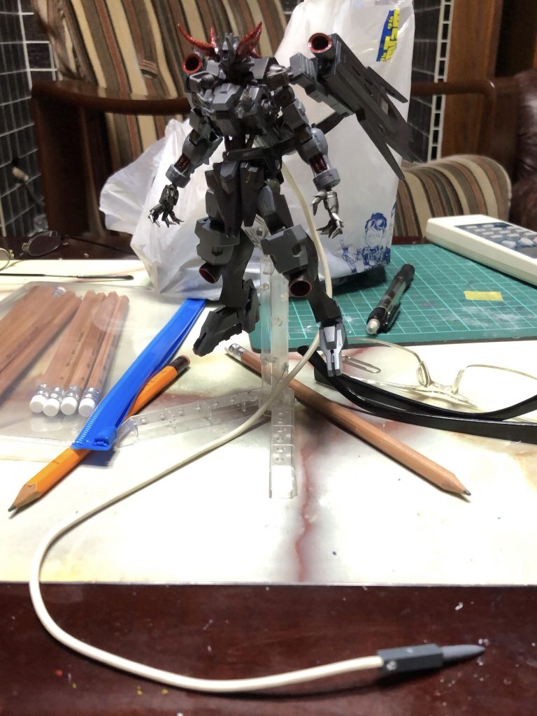 先端はブレードじゃないんで、テイルスパイクかな?以下塗装&汚し後