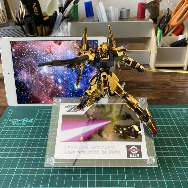 HG 百式　ゴールドコーティング