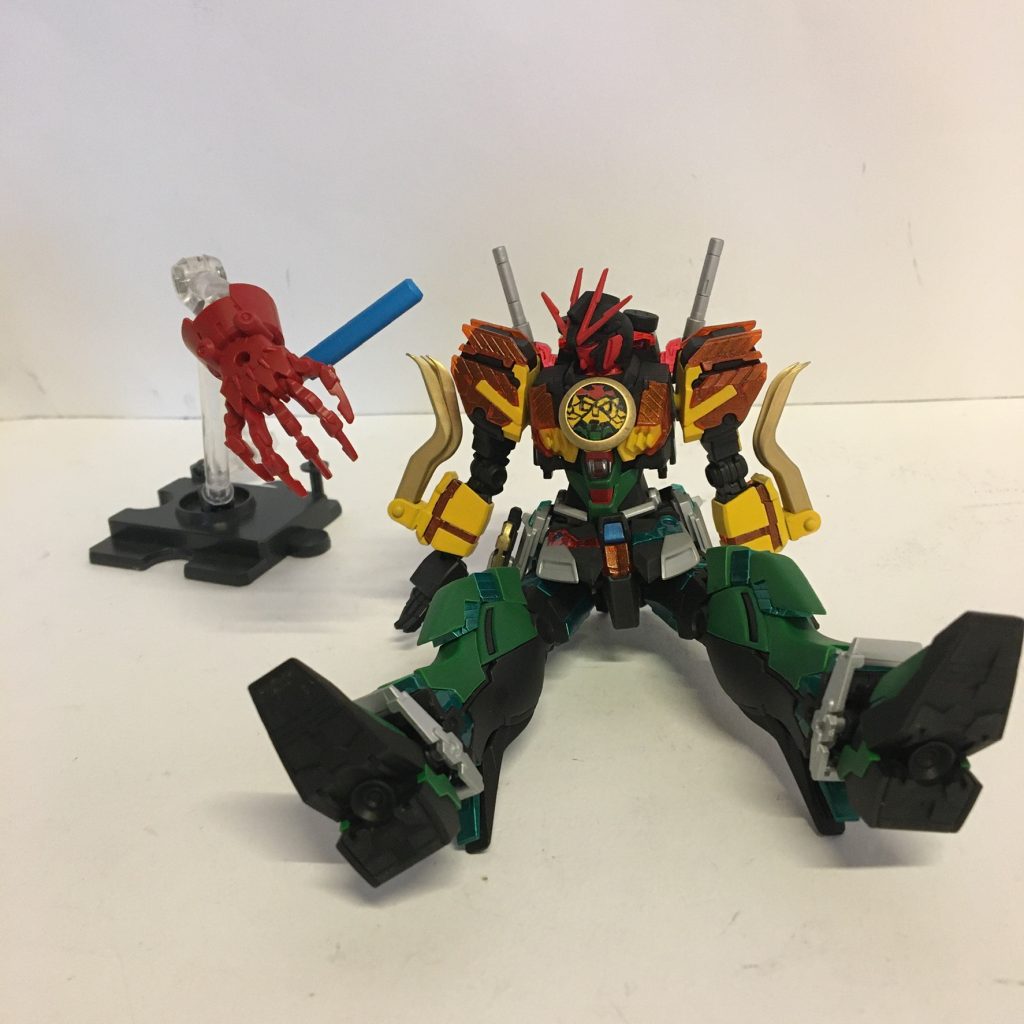 最後に30MMのハンドパーツがどうしてもアンクに見えたのでアイス🍨を製作して一緒に撮りました。この二人はやっぱり最高です👍(T . T)