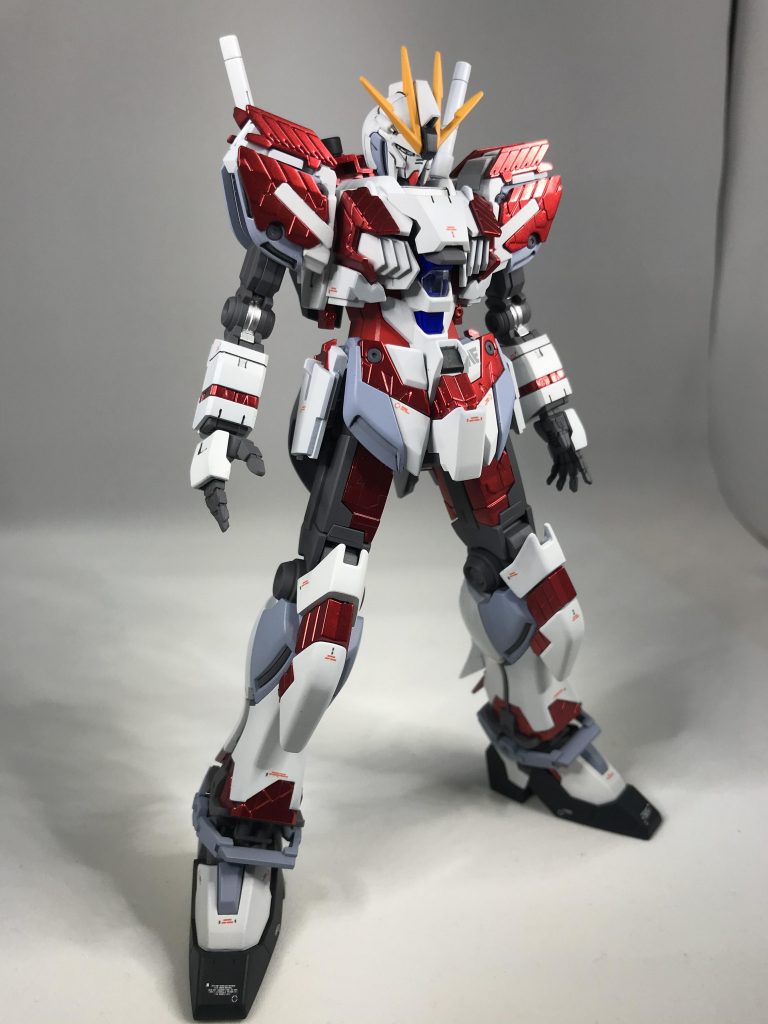 サイコフレームはクリアではなくメタリックで仕上げました