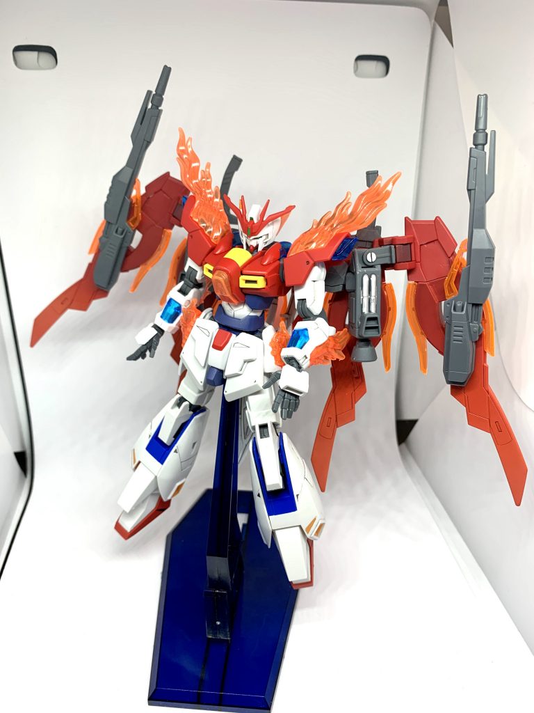 バーニングバーストシステム起動。起動箇所は負担軽減のため限定されている。