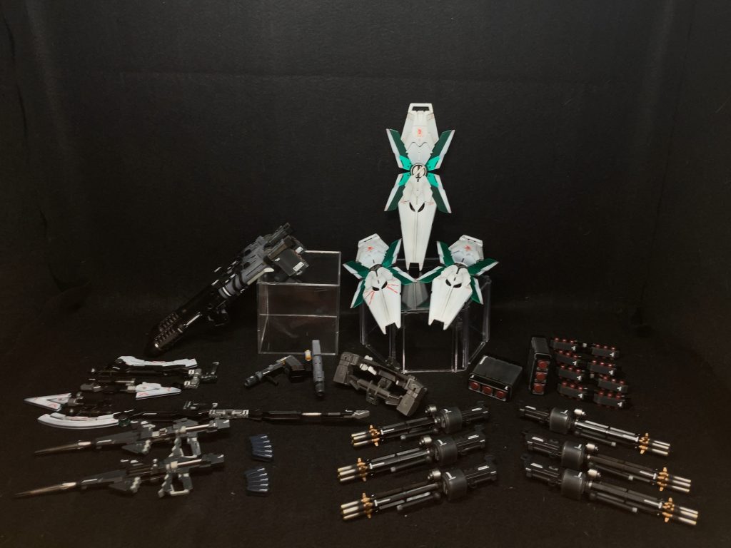 各武装の塗り分けやグラデーション