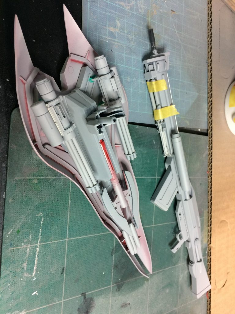 シールド裏の自作ガトリング砲