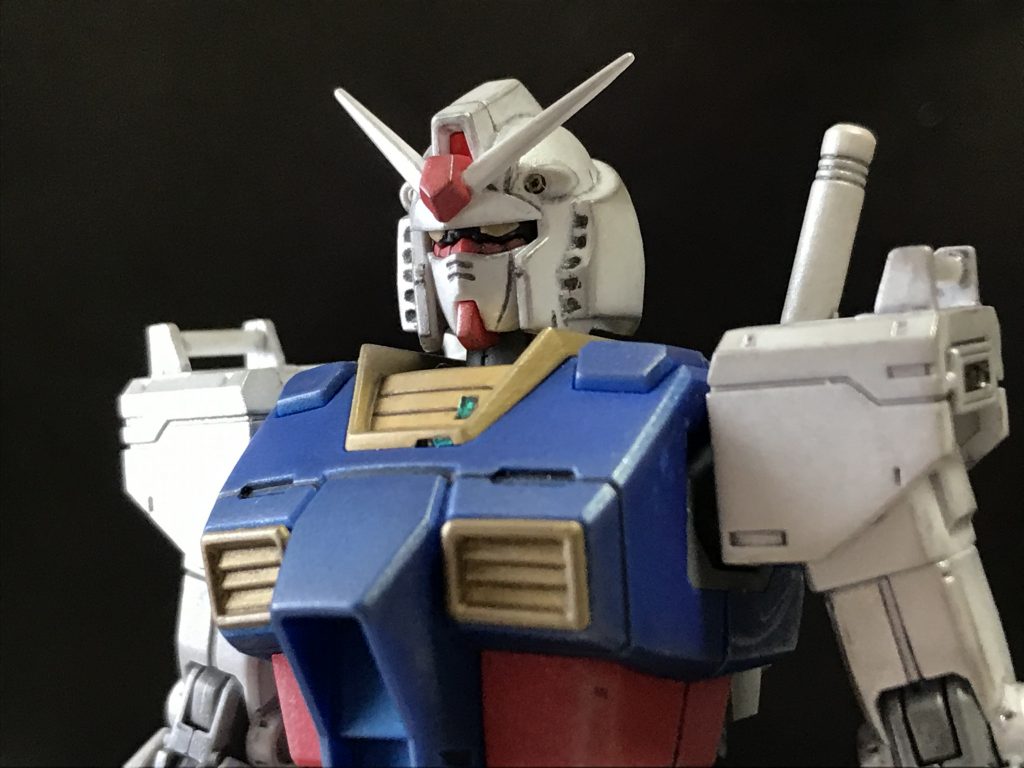特に工夫はなく、ベタなRX-78として仕上げました。