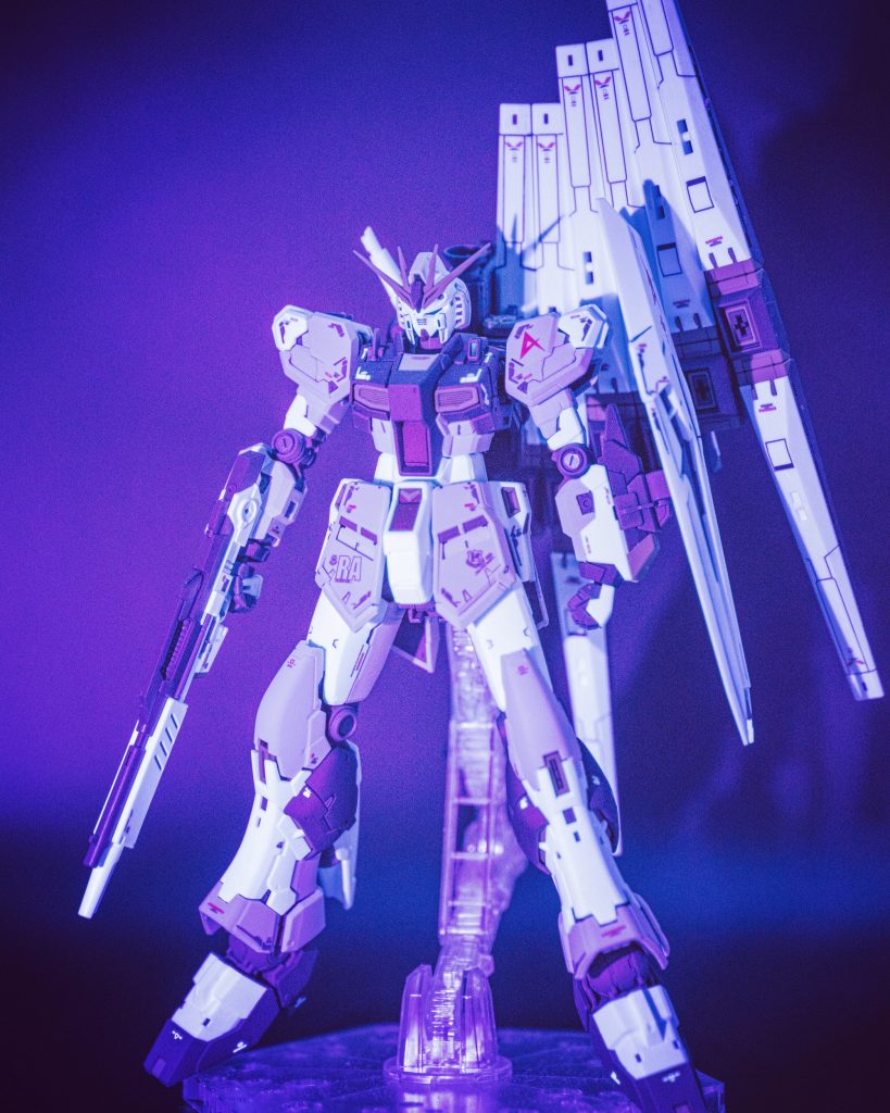 ブラックライトを当てた状態