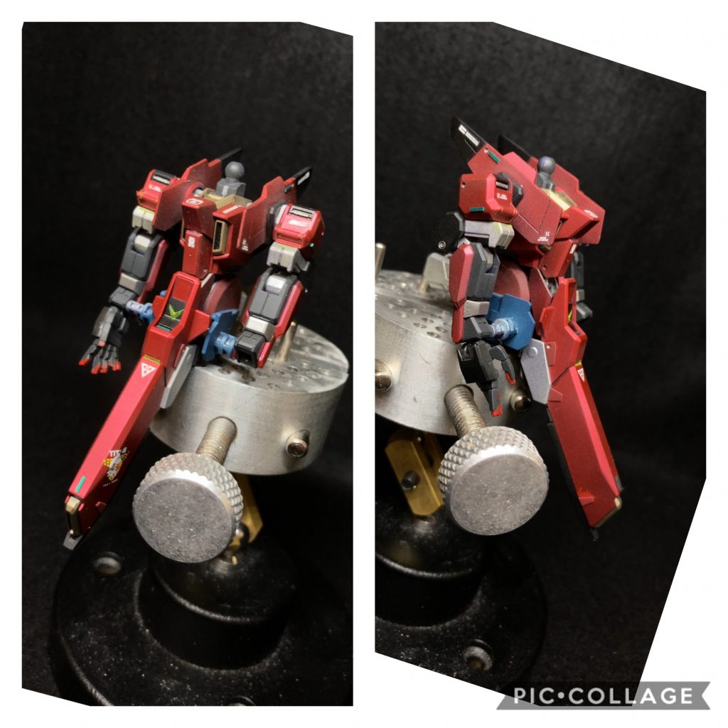 各所塗り分けやチップの貼り付け筋彫りの追加をしてます。