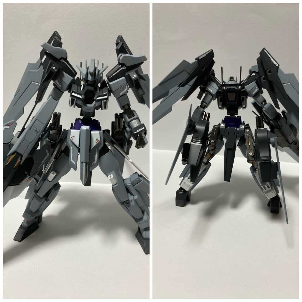 正面と後ろー！全体的に地味なカラーですがかっこよくなったとおもいます！！¯ᒡ̱¯ و ｮｼｯ!!