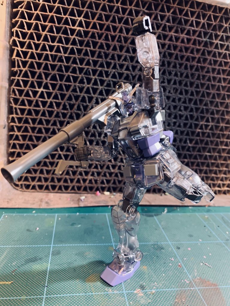 稼働も良好！　片足立ちも可能です腕も真上まで稼働可能