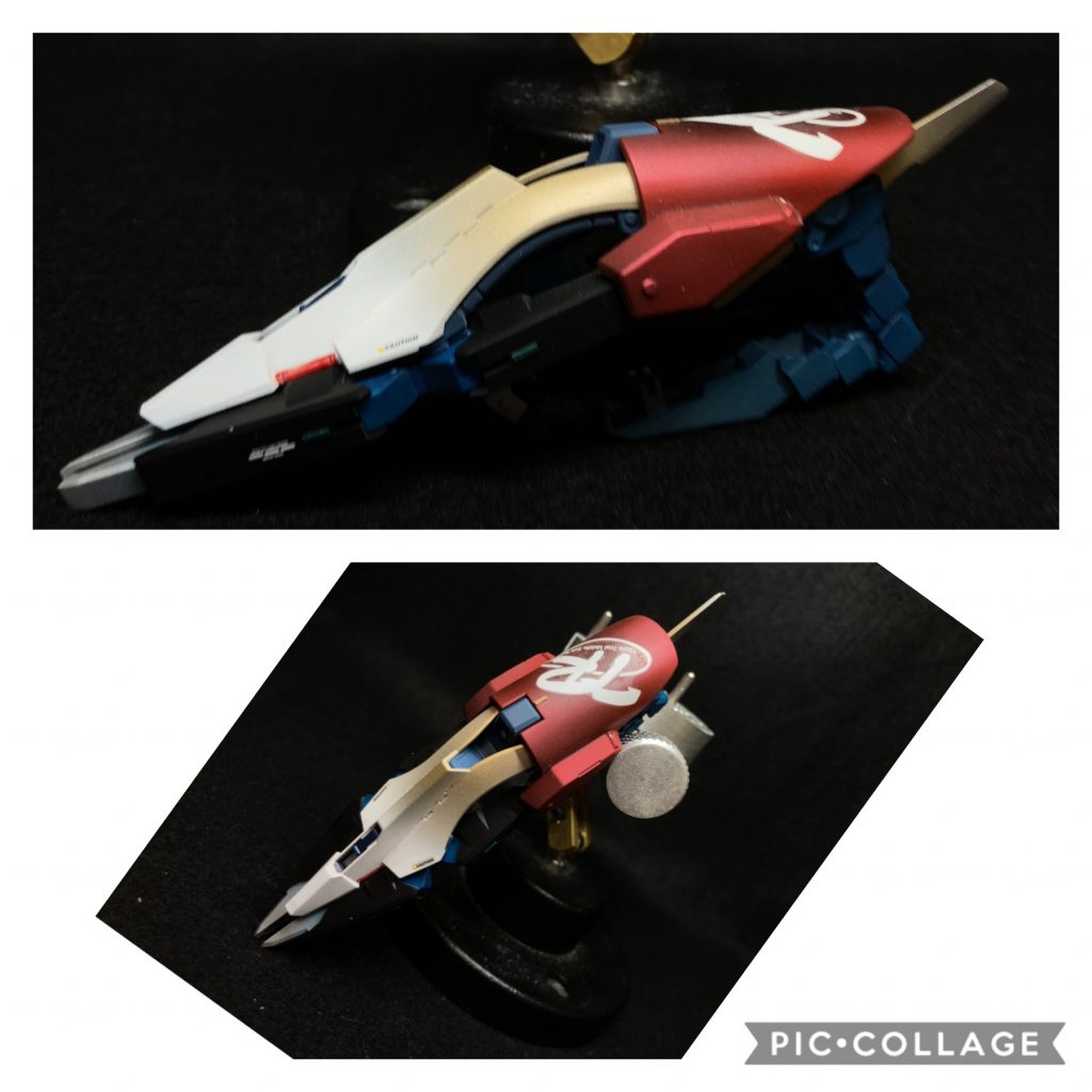 要所で下地をクロームシルバーではなく焼鉄色に変更して色を塗り分けしてます。