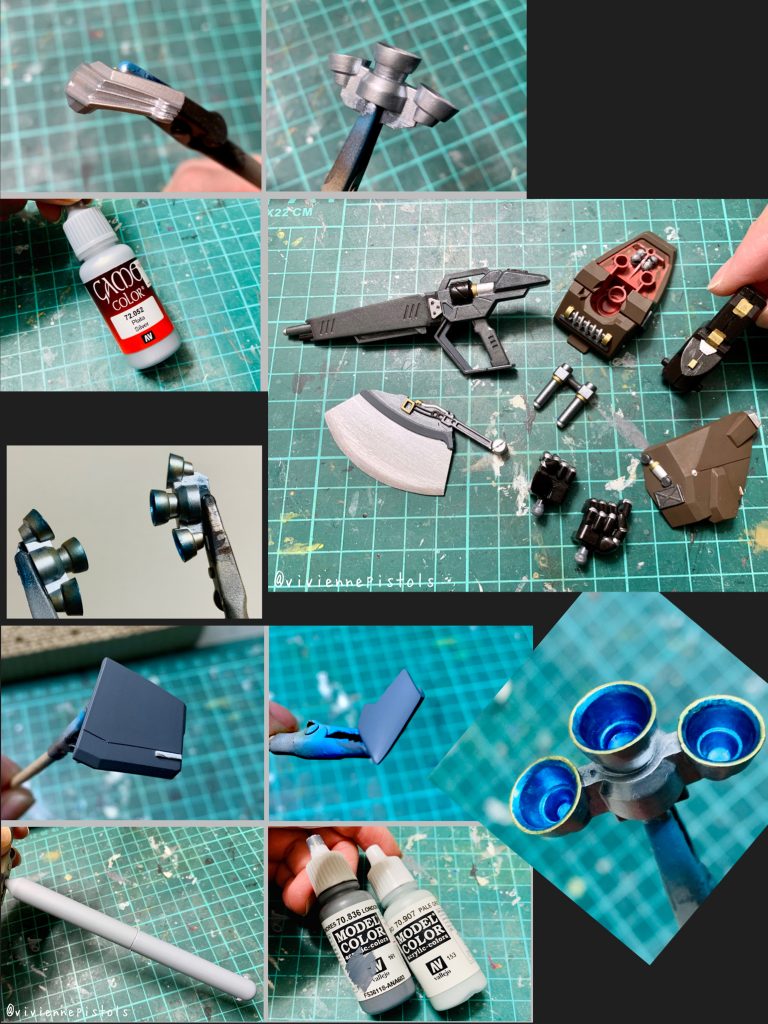 各箇所、塗り分けもしています。