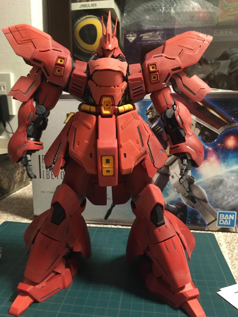 表面処理して仮組み状態。